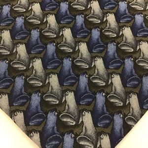 Endangered Species Frog Tie 100% Silk